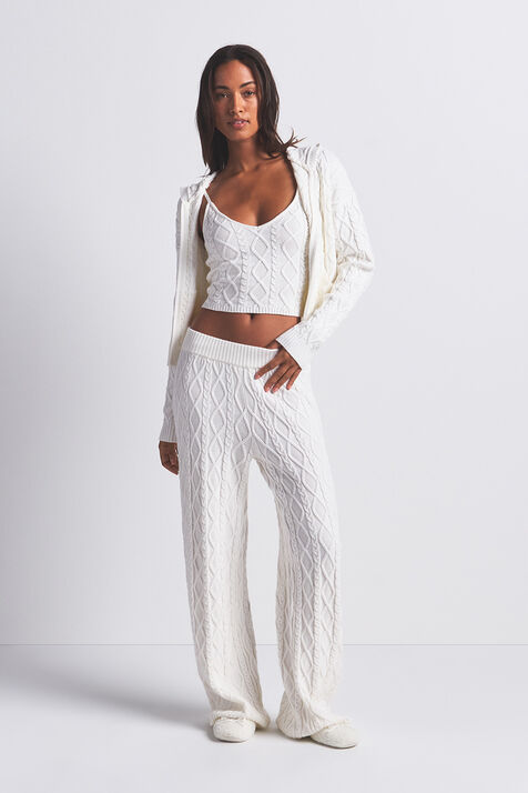 CABLEKNIT STRAIGHT LEG PANT SKIMS