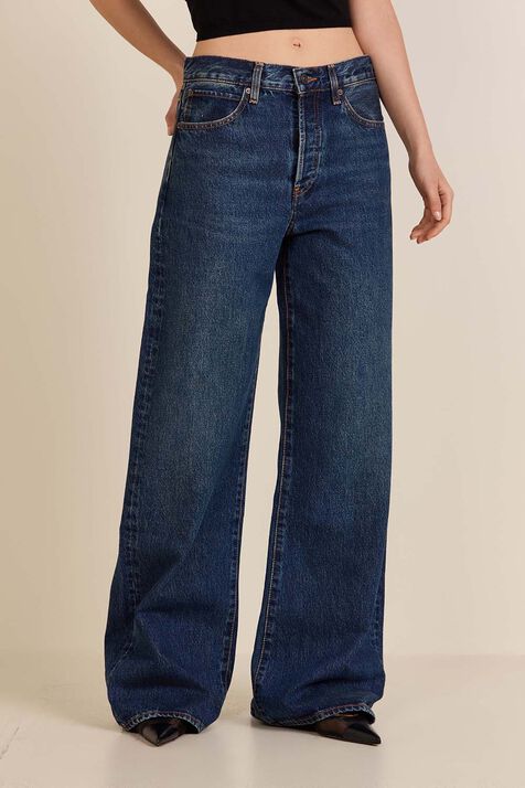 מכנסי ג'ינס בגזרה רחבה FRAME