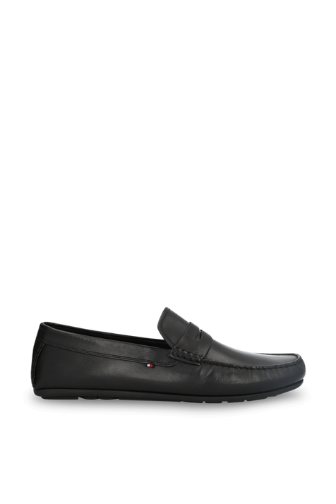 נעלי מוקסינים מעור TOMMY HILFIGER
