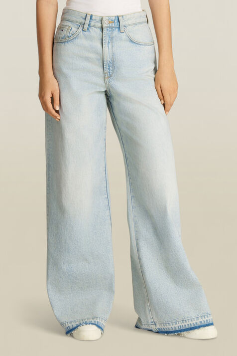 מכנסיים בגזרה רחבה TOMMY HILFIGER