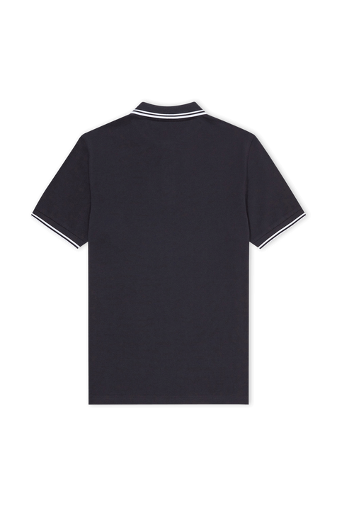 חולצת פולו בגזרת סלים בגוון כחול נייבי FRED PERRY