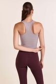 תמונת דוגמן אחורית של Ebb to Street Cropped Racerback Tank Top