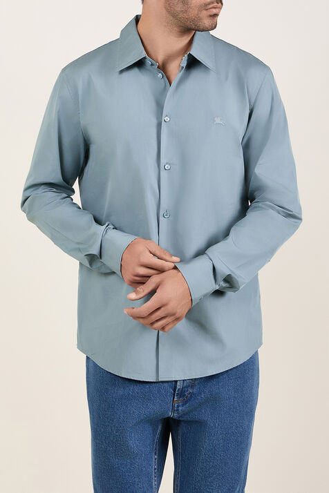 חולצת כפתורים סלים פיט BURBERRY