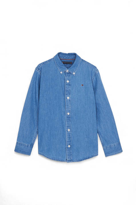 חולצת כפתורים ג'ינס - גילאי 1-7 שנים TOMMY HILFIGER KIDS