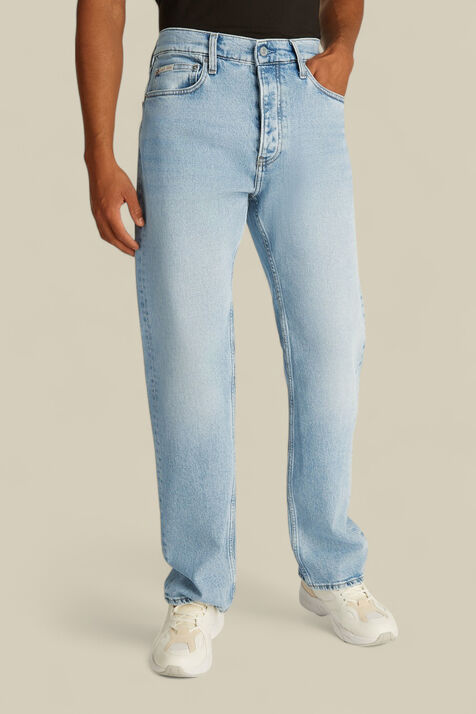 מכנסי ג'ינס בגזרה ישרה CALVIN KLEIN