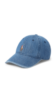 תמונה קידמית של כובע מצחייה ג'ינס