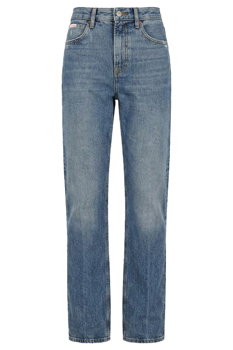 מכנסי ג'ינס בגזרה ישרה CALVIN KLEIN