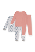 תמונה אחורית של סט פיג'מה - גילאי 3-5 שנים