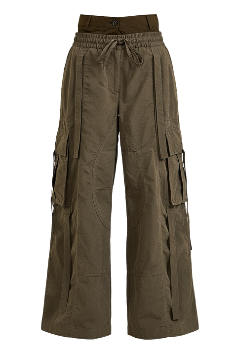 מכנסי קרגו במראה שכבות DOLCE & GABBANA