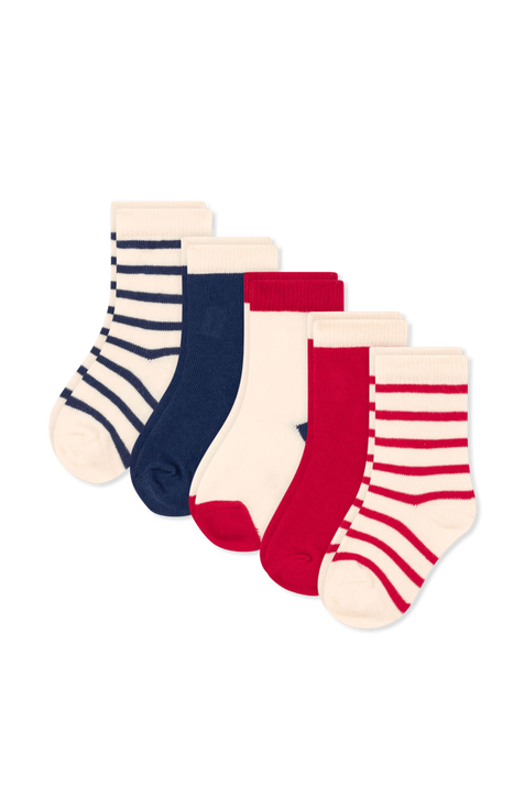 חמישה זוגות גרביים PETIT BATEAU