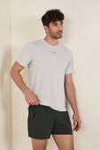 תמונת דוגמן קידמית של Lightweight Knit Workout Short Sleeve