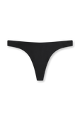 תמונת פנים של Nulu Dipped-Waist Thong Underwear 3P