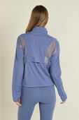 תמונת דוגמן אחורית של Classic-Fit Ventilated Running Jacket
