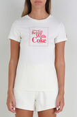 תמונת דוגמן קידמית של פומה X קוקה קולה חולצת טי עם הדפס גרפי