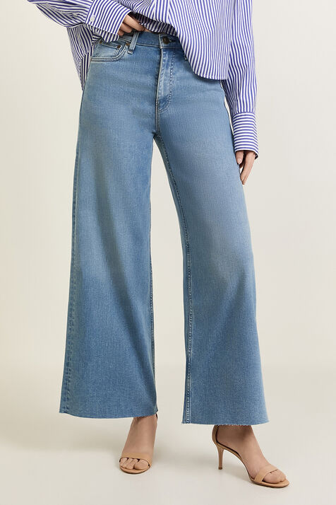 מכנסי ג'ינס פלקסי סופי בגזרה רחבה RAG & BONE