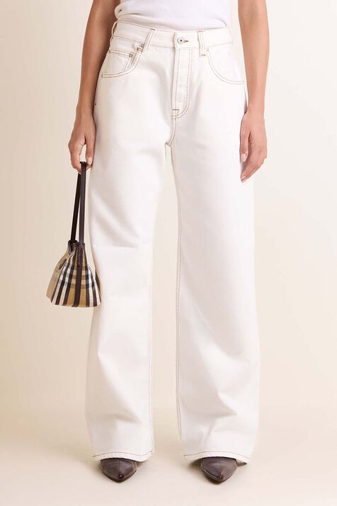 מכנסי ג'ינס לה דה-נים לארג' בגזרה מתרחבת JACQUEMUS