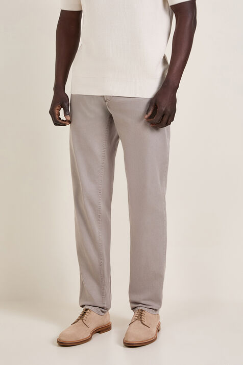 מכנסי ג'ינס בגזרה ישרה BRUNELLO CUCINELLI