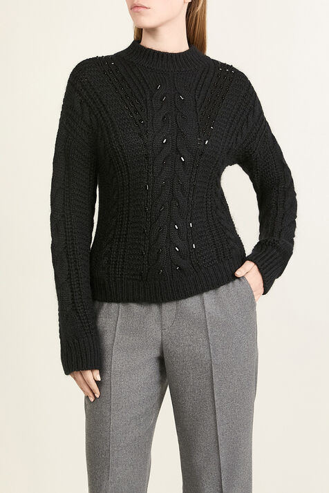 סריג צמר ומוהר MONCLER