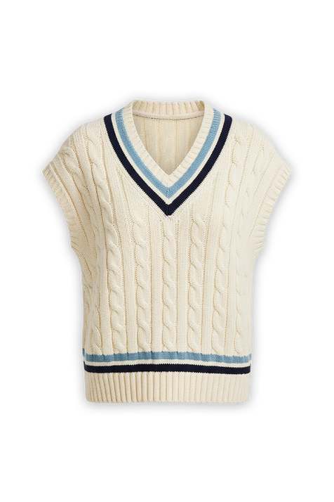 אפודה עם צווארון וי POLO RALPH LAUREN