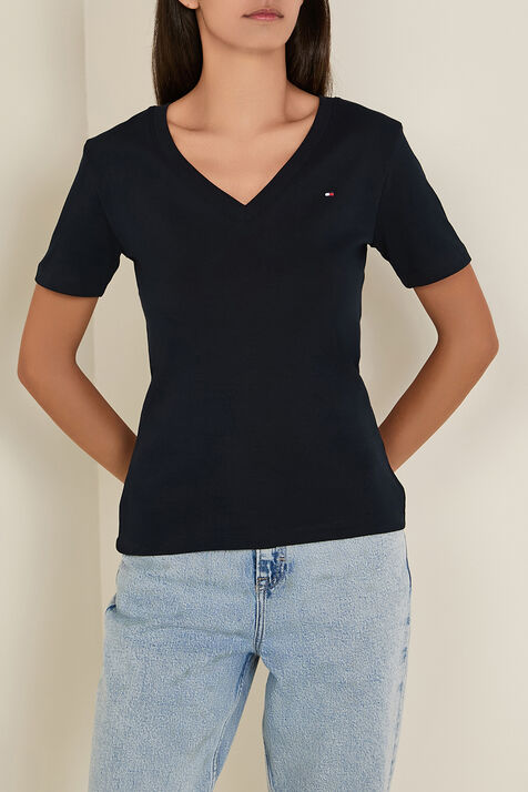 חולצת טי סלים TOMMY HILFIGER