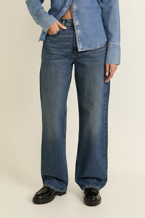 מכנסי ג'ינס בגזרה ישרה RAG & BONE