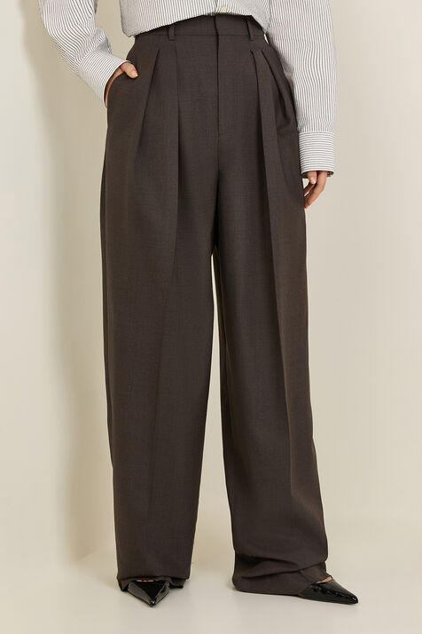 מכנסי קפלים מחוייטים SAINT LAURENT