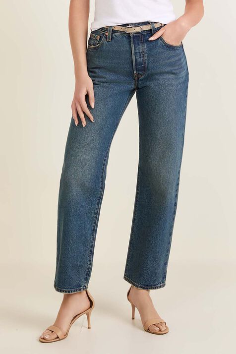 מכנסי ג'ינס 501 90 בגזרה ישרה רחבה LEVI`S