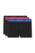 3 Pack Low Rise Trunks in Black