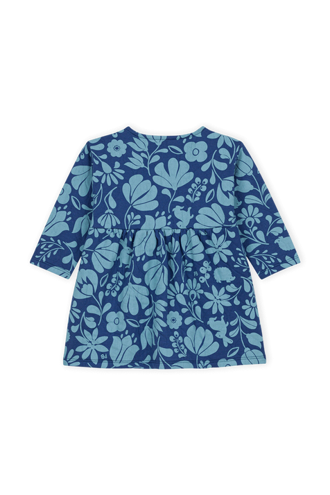 שמלת מיני פרחונית - גילאי 6-12 חודשים PETIT BATEAU