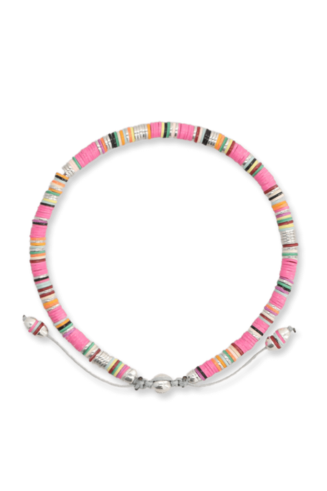 צמיד כסף סטרלינג 925 וחרוזים אפריקאיים M.COHEN