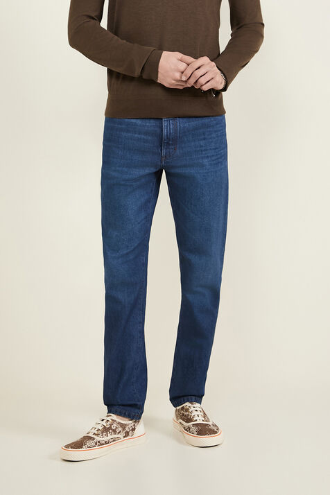 מכנסי ג'ינס בגזרה ישרה ZEGNA