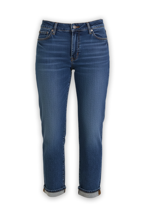 מכנסי ג'ינס בגזרת בויפרנד FRAME