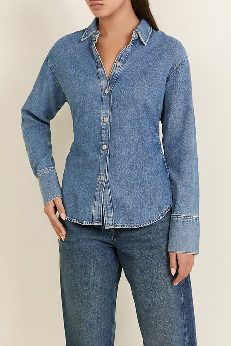 חולצת ג'ינס מכופתרת RAG & BONE