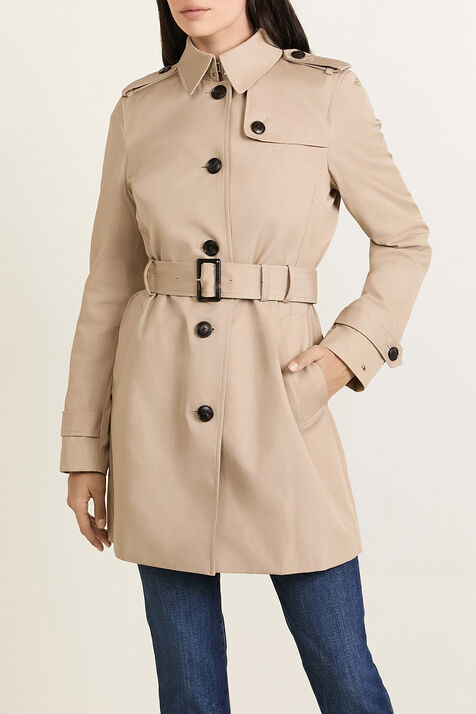 מעיל טרנץ' מכותנה אורגנית TOMMY HILFIGER