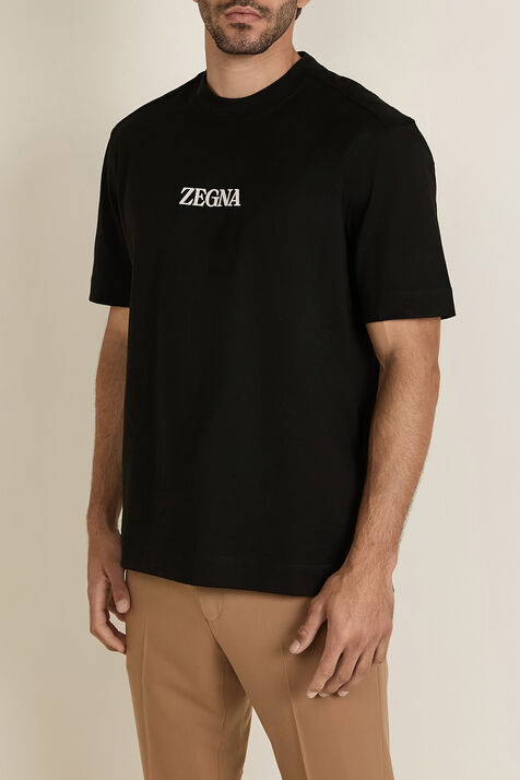 חולצה קצרה מצמר ZEGNA