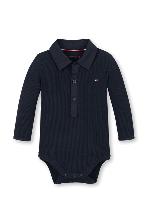 בגד גוף פולו - גילאים ניובורן-24 חודשים TOMMY HILFIGER KIDS