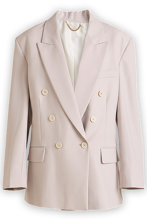 ז'קט מחוייט אוברסייז VICTORIA BECKHAM