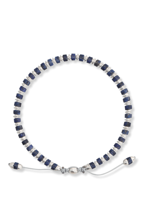 שרשרת כסף סטרלינג 925 ואבן לאפיס M.COHEN