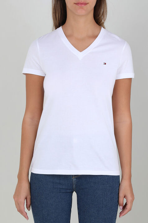 חולצת לוגו טי מכותנה אורגנית TOMMY HILFIGER