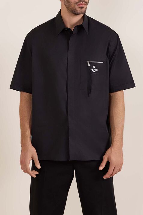 חולצת כפתורים שרוול קצר FENDI