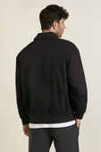 תמונת דוגמן אחורית של Twill Full-Zip Jacket