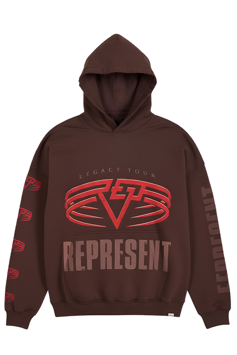 סווטשירט קפוצ'ון דו צדדי REPRESENT