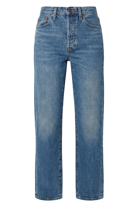 מכנסי ג'ינס בגזרה ישרה FRAME