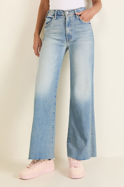 מכנסי ג'ינס הוסטלר רולר פריי בגזרה מתרחבת MOTHER