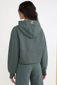 תמונת דוגמן אחורית של Scuba Oversized Half-Zip Hoodie