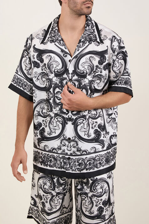 חולצת כפתורים ממשי מג'וליקה DOLCE & GABBANA