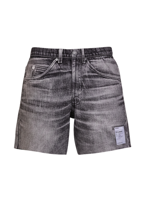 מכנסיים קצרים לאימון בהדפס ג'ינס SATISFY