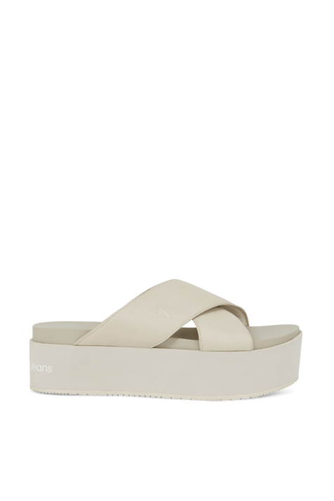 כפכפי סליידס פלטפורמה CALVIN KLEIN