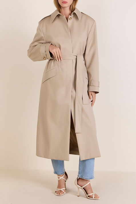 מעיל טרנץ' מחוייט BOSS