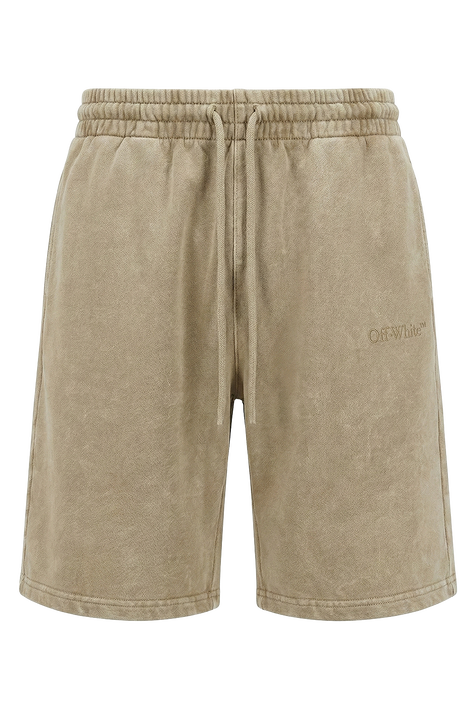 מכנסי ג'וגר קצרים OFF WHITE